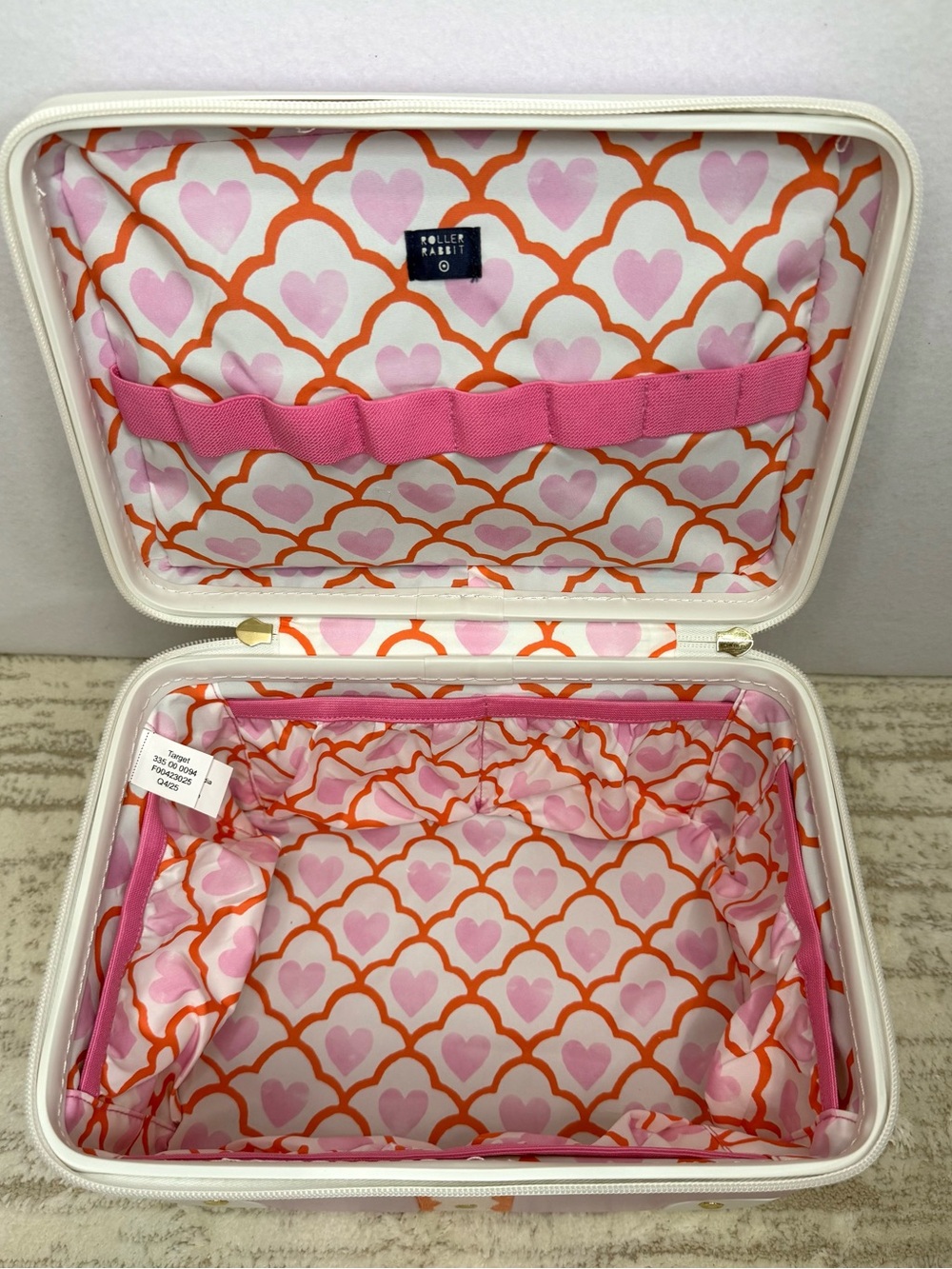 Roller Rabbit x Target Soft Pink Trunk Vanity Case NWT - Picture 5 of 6